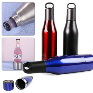 Enfriador de latas de cerveza con aislamiento de doble pared de acero inoxidable al por mayor