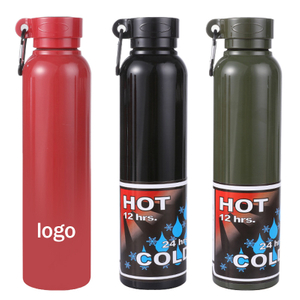 Botella de agua aislada de acero inoxidable Thermos Mountain