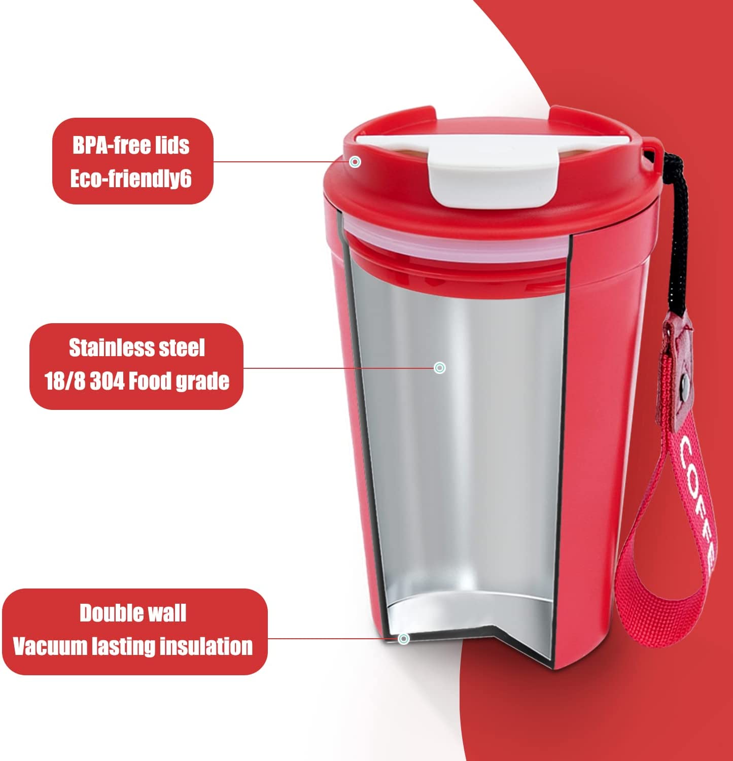 Gimnasio Mantenga un distribuidor de copa de aislamiento personalizado de acero inoxidable caliente