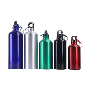 Fabricante de botellas de agua de viaje para gimnasio de aluminio ligero