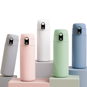 Termos Botella de paja para niños aislados de acero inoxidable 