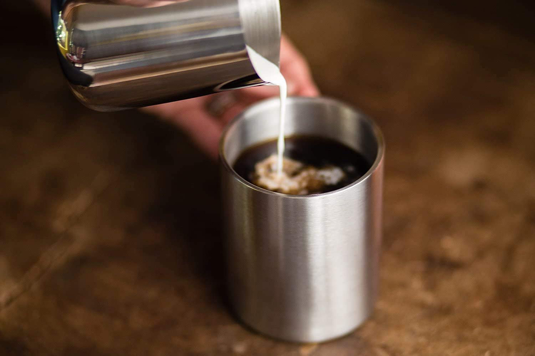 Wholesell Tazas de caf&eacute; de acero inoxidable barato para promoci&oacute;n 