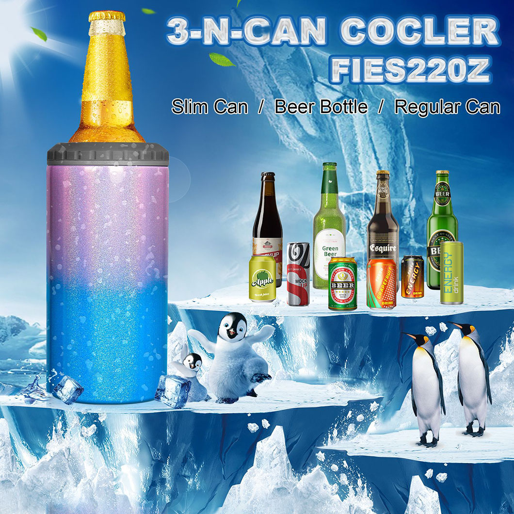 lata de cerveza de acero inoxidable