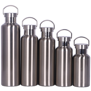 Botella de agua bucal de acero inoxidable reutilizable 