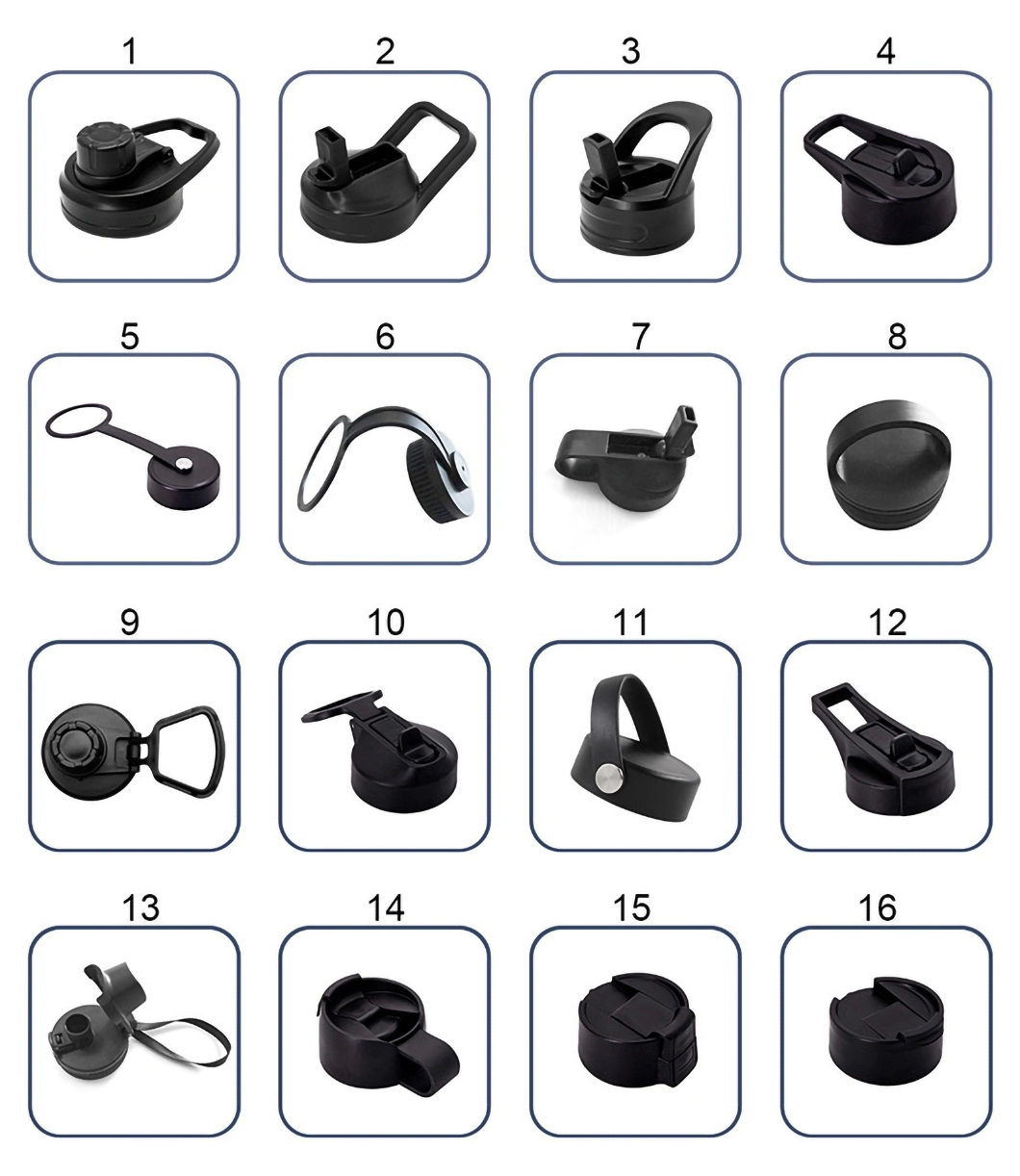 Botella de agua aislada de metal de sublimaci&oacute;n de regalo personalizado de bricolaje 