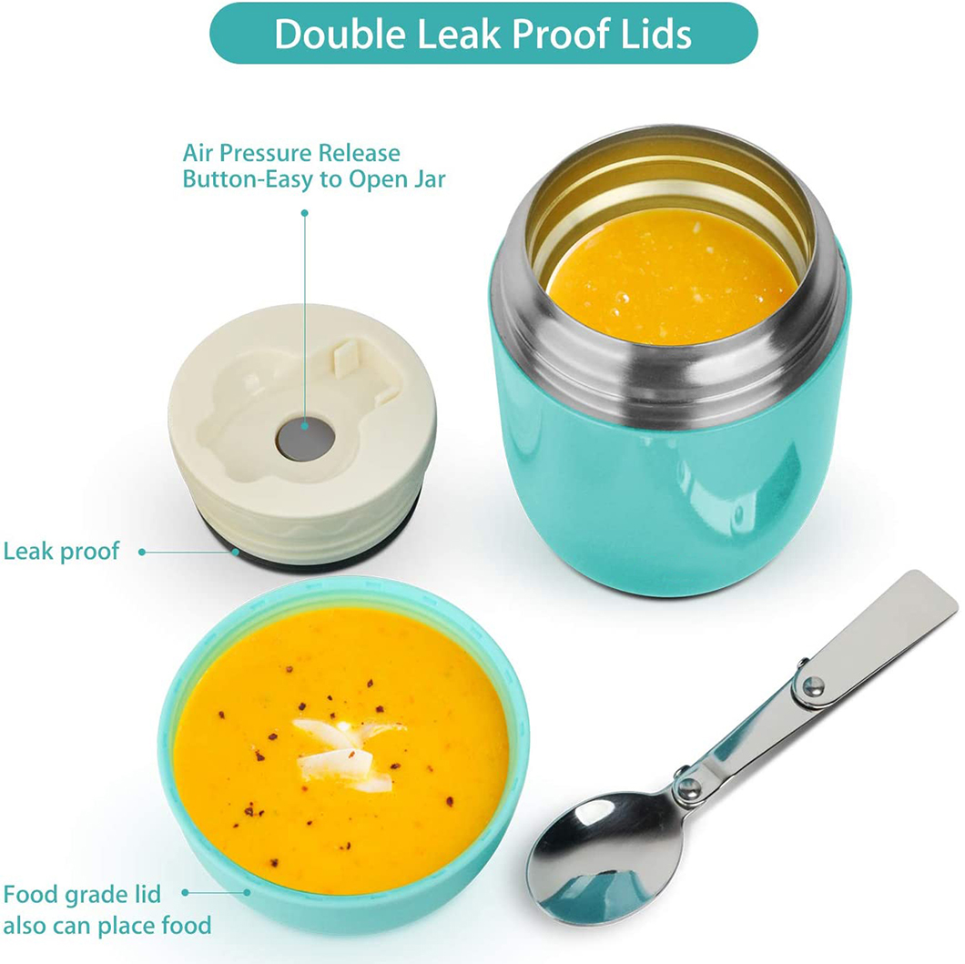 Fabricante de frasco de alimentos para ni&ntilde;os aislados aislados de acero inoxidable 