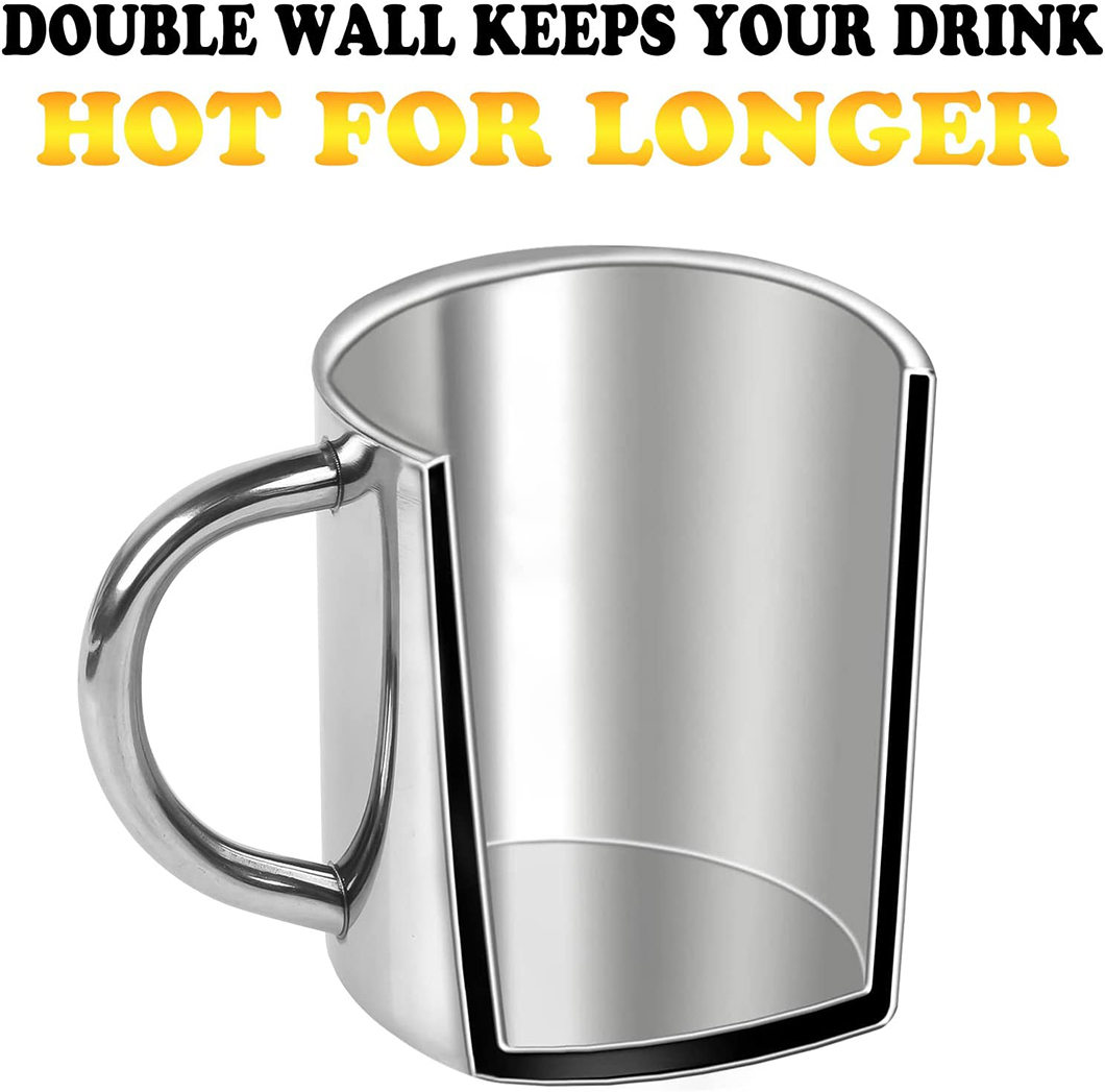 Wholesell Tazas de caf&eacute; de acero inoxidable barato para promoci&oacute;n 