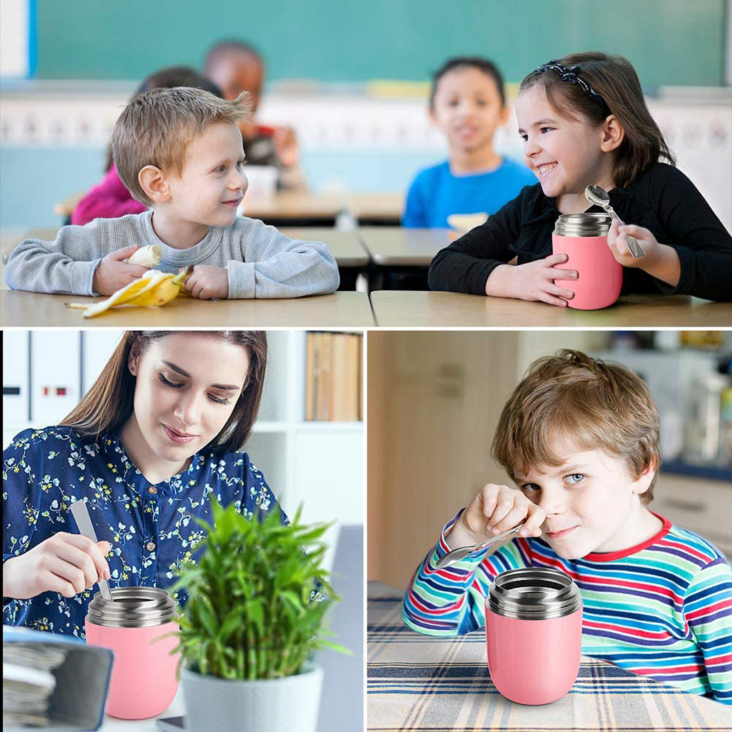 Fabricante de frasco de alimentos para ni&ntilde;os aislados aislados de acero inoxidable 