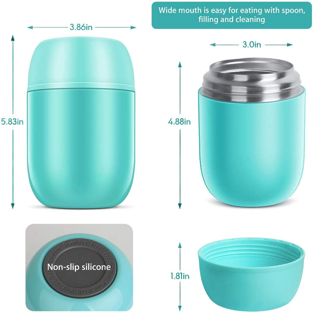 Fabricante de frasco de alimentos para ni&ntilde;os aislados aislados de acero inoxidable 