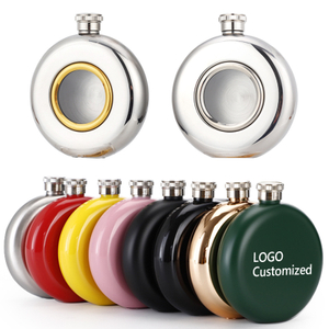 Petaca de acero inoxidable a granel para whisky, ron, padrino de boda