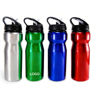 Botellas de agua de aluminio reutilizables para bicicleta deportiva al aire libre