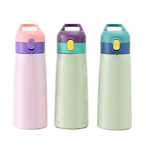 Termos de acero inoxidable aislado con fábrica de paja 